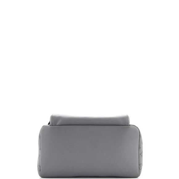 Louis Vuitton Racer Backpack Monogram Shadow Leather Gray - Picture 4 of 7